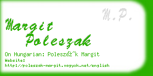 margit poleszak business card